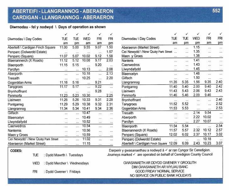 shiel bus timetables print